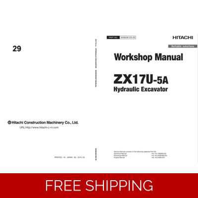 HITACHI ZX17U-5A EXCAVATOR WORKSHOP MANUAL HITACHI ZX17U-5A EXCAVATOR WORKSHOP MANUAL